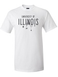 Illinois Halloween Spiderwebs T-Shirt