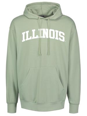 Image of ILLINOIS ARCH FASHION COLOR HOODIE -  greenstone