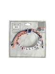 Illinois Small Braid Bracelet W/ Words