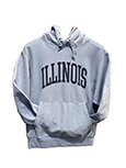 Illinois Reverse Weave Garment Dyed Hoodie