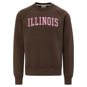 Image of ILLINOIS VINTAGE EMBROIDERY CREWNECK -  cocoa