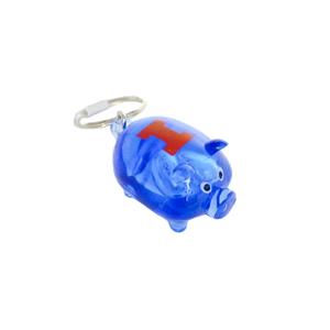 Image of ILLINOIS PIGGY KEYTAG -  navy