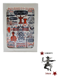 Image of ILLINOIS JULIA GASH PLAYING CARDS -  1