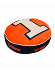 Image of Illinois Block I Puff Pillow