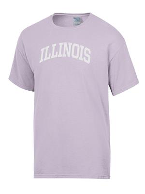 Image of ILLINOIS FASHION ARCH COMFORT WASH T-SHIRT -  lavender