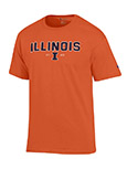 Image of Illinois Block I 1867 Distressed T-Shirt