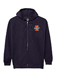 Image of Illinois Illini Vault Full Zip Hooded Sweatshirt