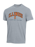 Illinois Twill Embroidered Applique T-Shirt