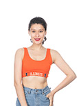 Image of Illinois Scoop Sports Bra