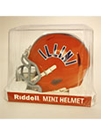 Image of Illini Football Helmet Mini Speed Vault Wordmark