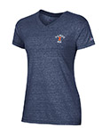 Image of Illinois Mom V-Neck Triblend T-Shirt