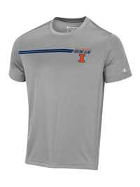 Image of ILLINOIS STADIUM COLLECTION S/S T-SHIRT -  grey