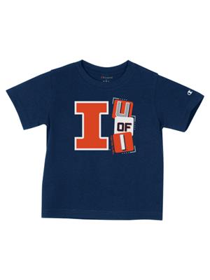 Image of ILLINOIS TODDLER STADIUM COLLECTION S/S T-SHIRT -  navy