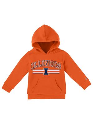 Image of ILLINOIS TODDLER STADIUM COLLECTION HOODIE -  orange