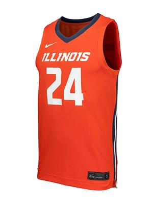 Image of ILLINOIS NIKE REPLICA BASKETBALL JERSEY -  orange
