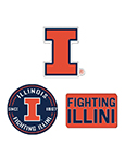 Image of Illinois Fighting Illini Magnet Pack