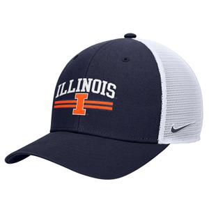 Image of Illinois Nike Rise 5 Panel Mesh Hat