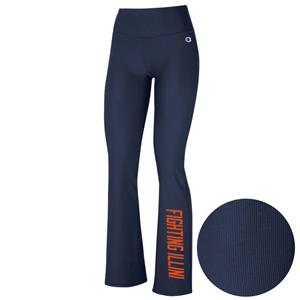 Image of Illinois Fighting Illini Tailgate Ottoman Flare Legging