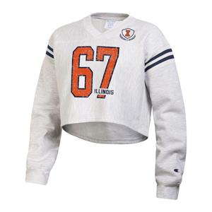 Image of Illinois 67 Womens Jersey Cropped Top