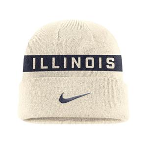 Image of ILLINOIS NIKE PEAK UTILITY CUFFED BEANIE -  1