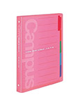 Kokuyo Campus Pink Loose Leaf Slide Binder