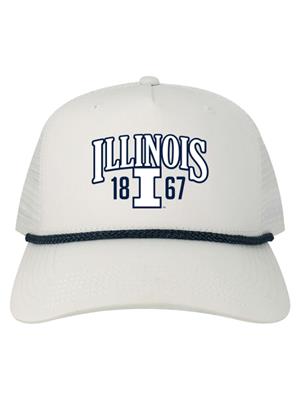 Image of ILLINOIS 1867 ROADIE TRUCKER CAP -  1