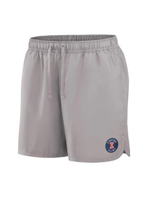 Image of ILLINOIS FIGHTING ILLINI FLOW SHORTS -  pewter