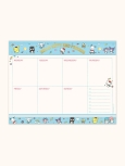 Image of Hello Kitty & Friends College Letters Weekly Desk Pad