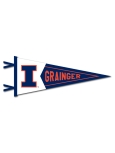 Illinois Block I Grainger Pennant