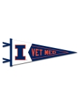 Illinois Block I Vet Med Pennant