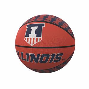 Image of Illinois Mini Rubber Basketball