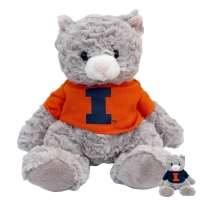 Illinois Block I Cat Cuddle Buddy Plush
