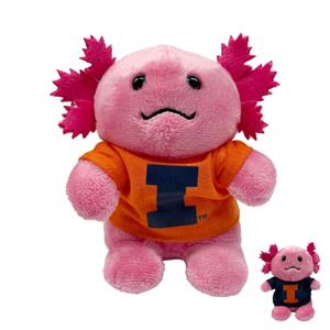 Illinois Block I Axolotl Stubby Plush