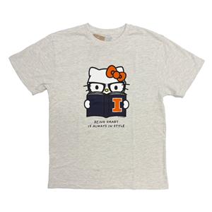 Image of Illinois Hello Kitty Being Smart T-Shirt
