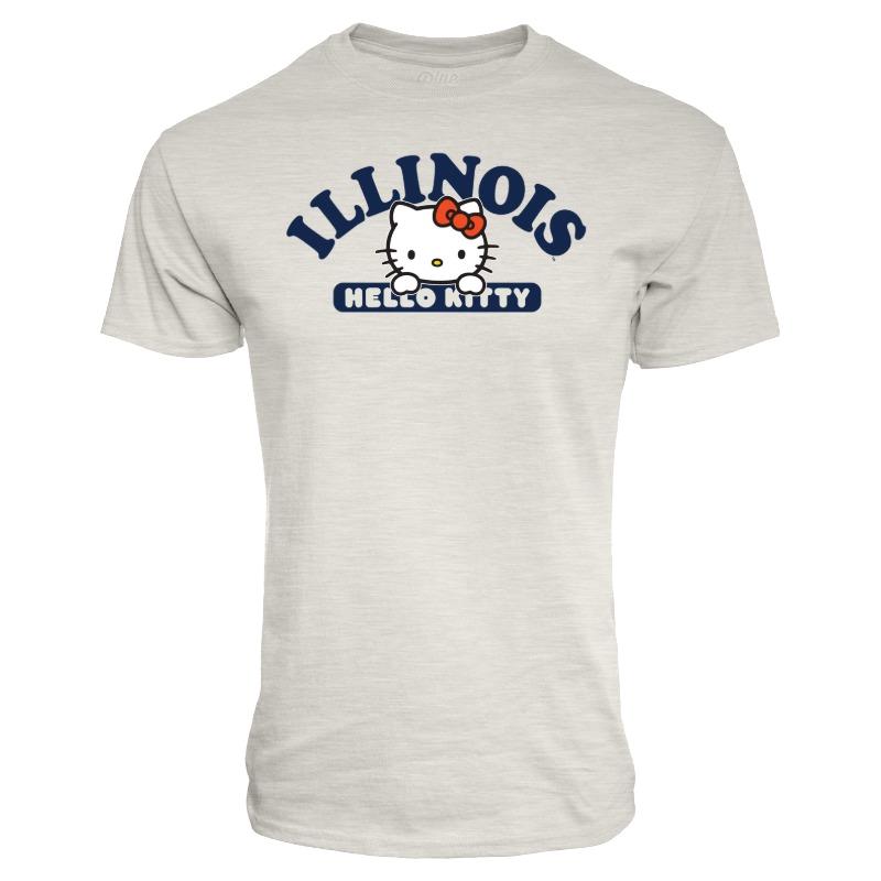 Image of Illinois Hello Kitty Quick Look Ringspun T-Shirt (SKU 159738494000052) Image of Illinois Hello Kitty Quick Look Ringspun T-Shirt (SKU 159738494000052)