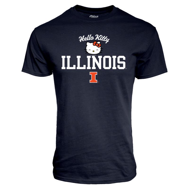 Image of Illinois Hello Kitty Top Mouser Ringspun T-Shirt (SKU 159740134000052) Image of Illinois Hello Kitty Top Mouser Ringspun T-Shirt (SKU 159740134000052)