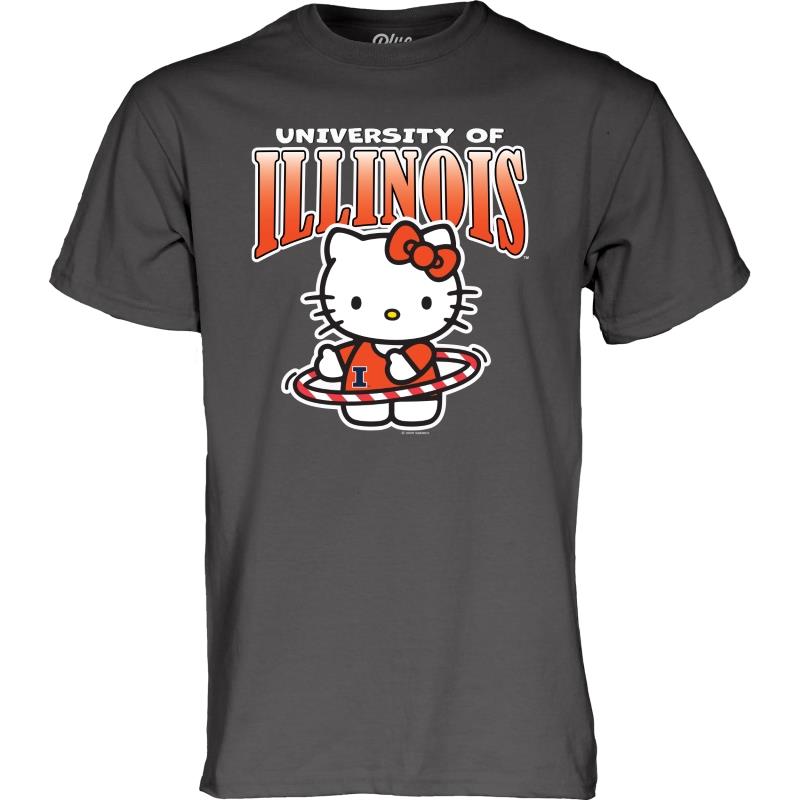 Image of Illinois Hello Kitty Hello Hoops T-Shirt (SKU 159741124000052) Image of Illinois Hello Kitty Hello Hoops T-Shirt (SKU 159741124000052)