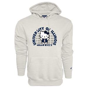 Image of ILLINOIS HELLO KITTY SHINE A LIGHT HOODIE -  oatmeal