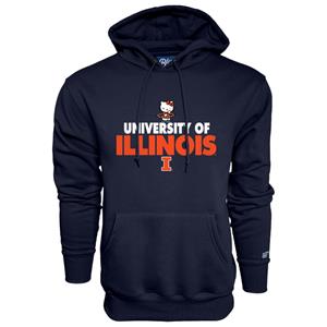 Image of ILLINOIS HELLO KITTY CAT BURGLAR HOODIE - navy (SKU: 159746794000046) Image of ILLINOIS HELLO KITTY CAT BURGLAR HOODIE - navy