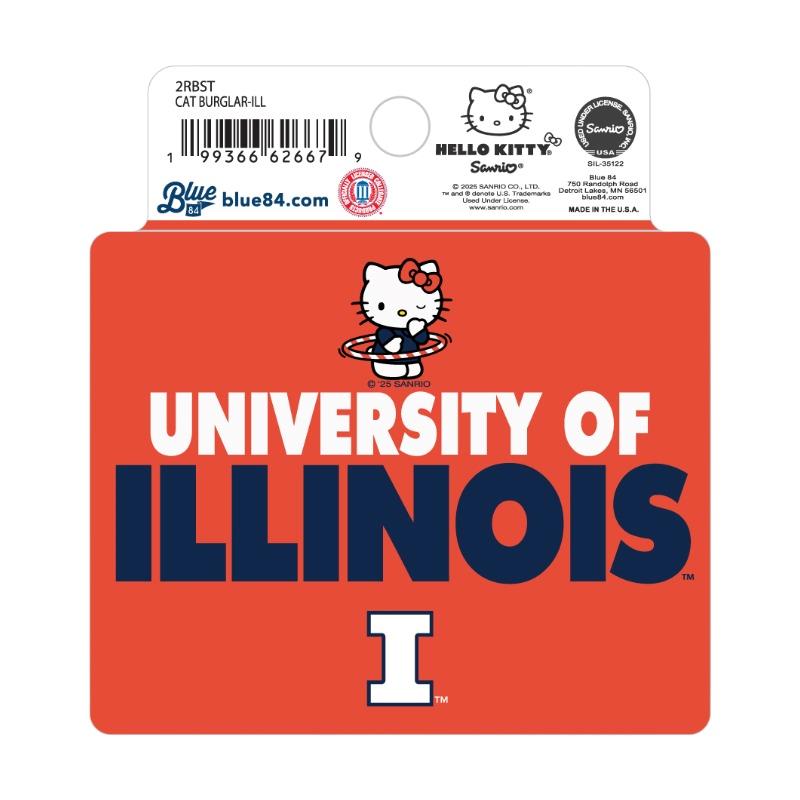 Image of Illinois Hello Kitty Cat Burglar Sticker (SKU 1597498313000221) Image of Illinois Hello Kitty Cat Burglar Sticker (SKU 1597498313000221)