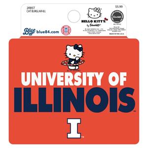Image of Illinois Hello Kitty Cat Burglar Sticker