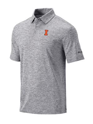 Image of ILLINOIS BLOCK I FINAL ROUND POLO -  grey