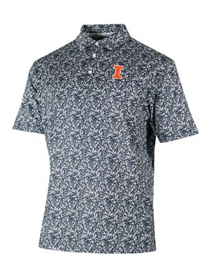 Image of ILLINOIS BLOCK I WESTSIDE COUNTRY POLO -  navy