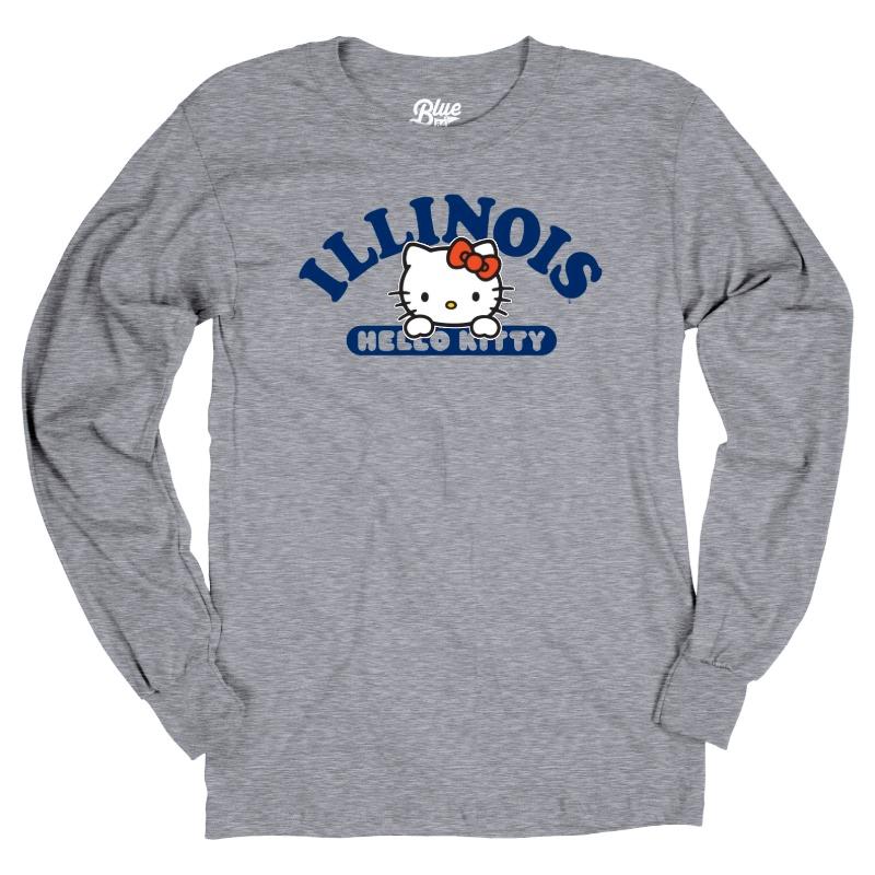 Image of Illinois Hello Kitty Quick Look Long Sleeve T-Shirt (SKU 159766424000052) Image of Illinois Hello Kitty Quick Look Long Sleeve T-Shirt (SKU 159766424000052)