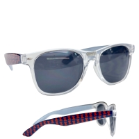 Illinois Block I Pattern Sunglasses