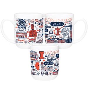 Image of Illinois Julia Gash Ceramic Mug