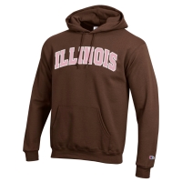 Illinois Arch Fashion Pink Twill Brown Hood