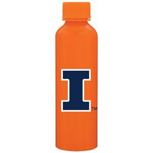 Illinois Block I Snicker Metal Water Bottle
