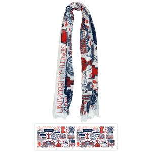 Illinois Julia Gash Ladies Scarf