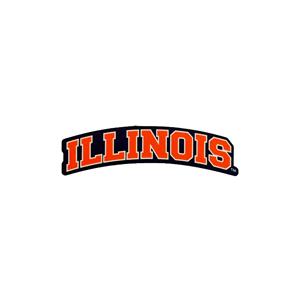 Illinois Arch Recycled Wood Magnet
